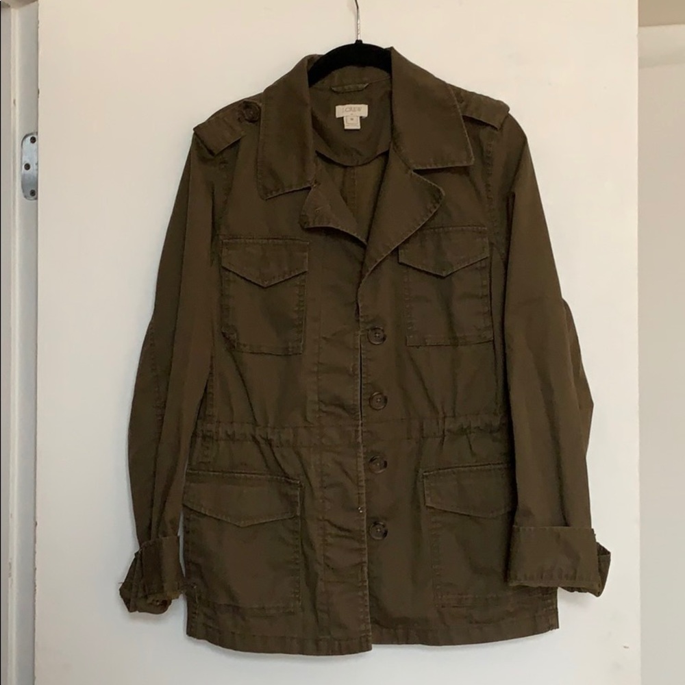 J. Crew Army Green Cargo Jacket